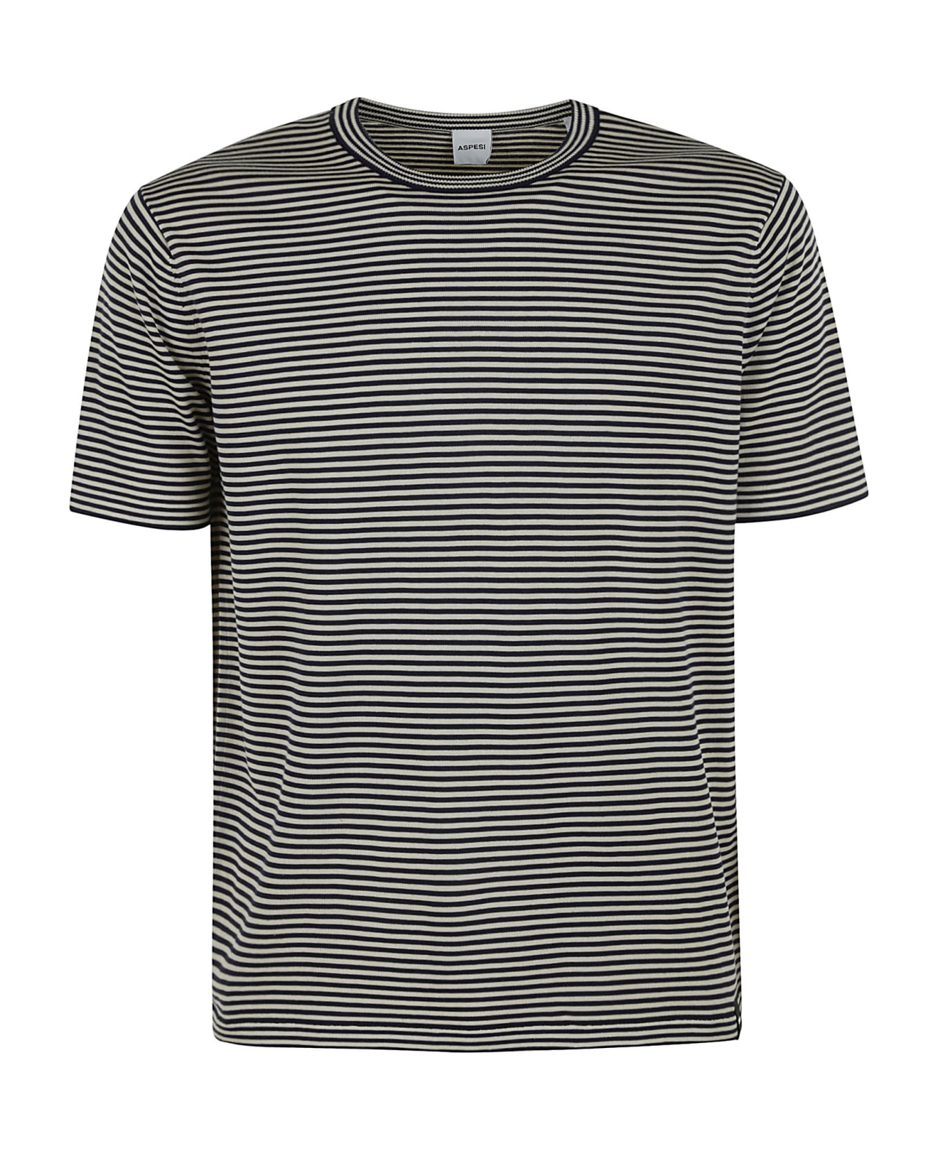 Aspesi Regular Striped T-shirt - Blu Burro