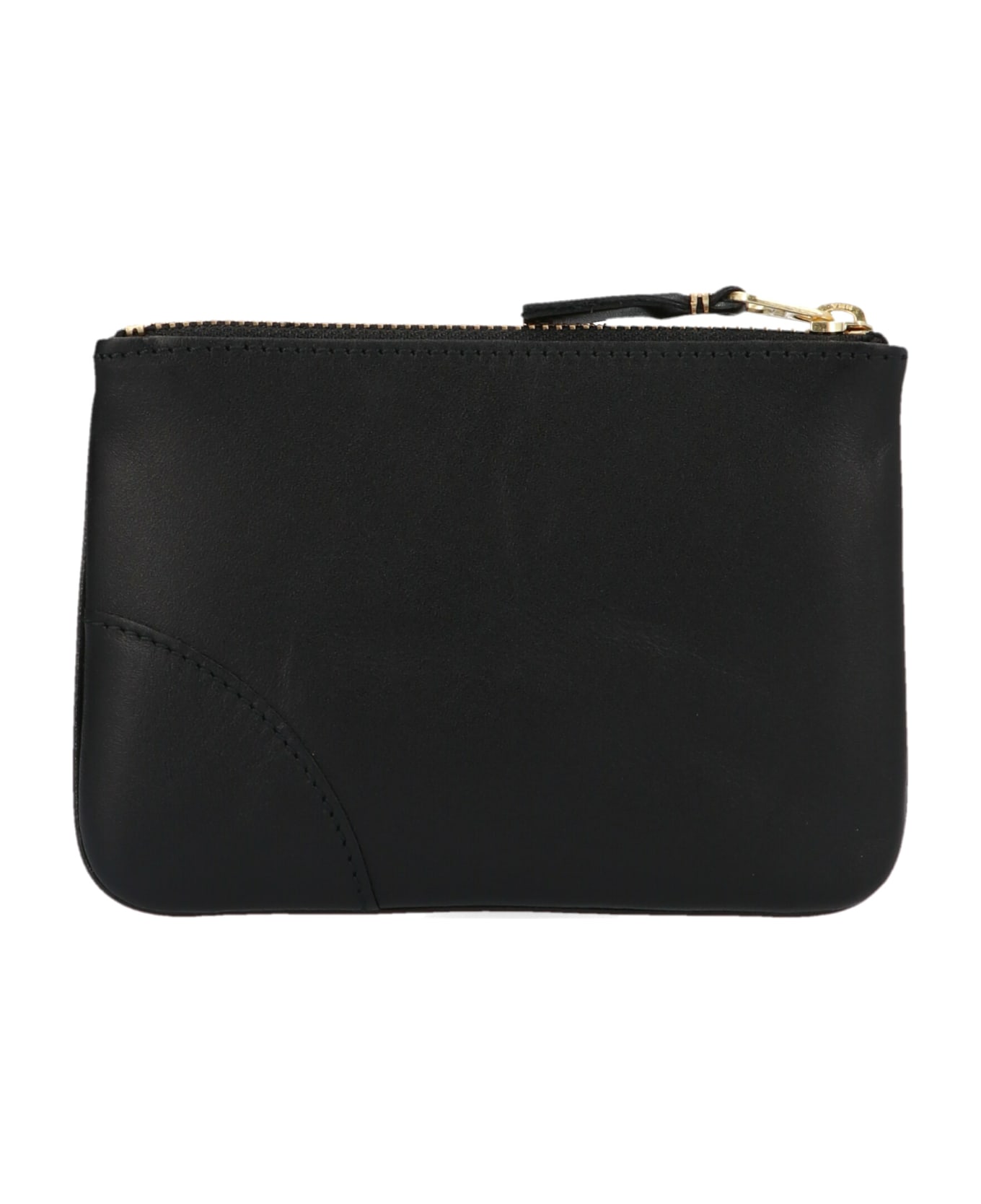 Comme des Garçons Wallet Logo Print Wallet - Black  