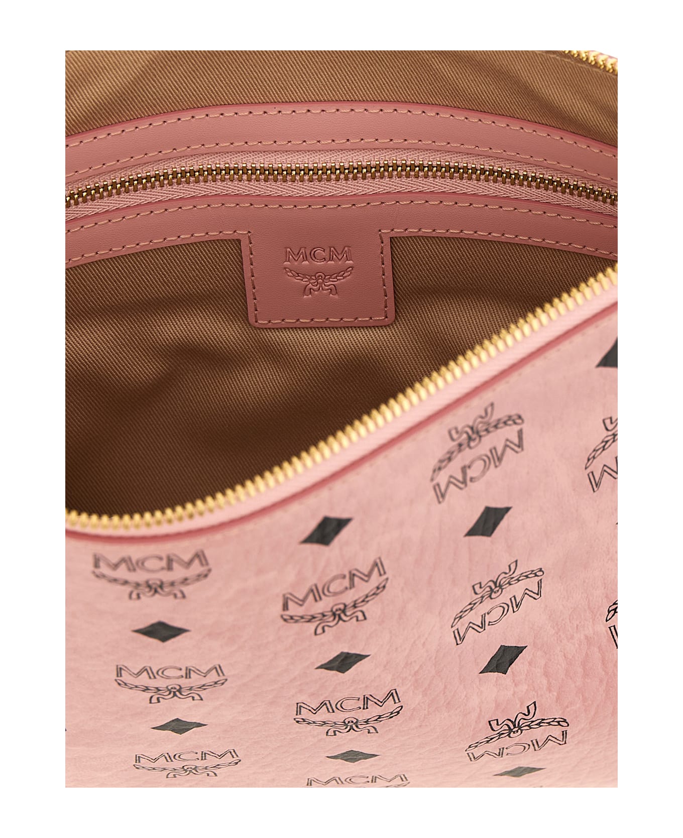 MCM 
pouch
 Medium Shoulder Bag - Pink