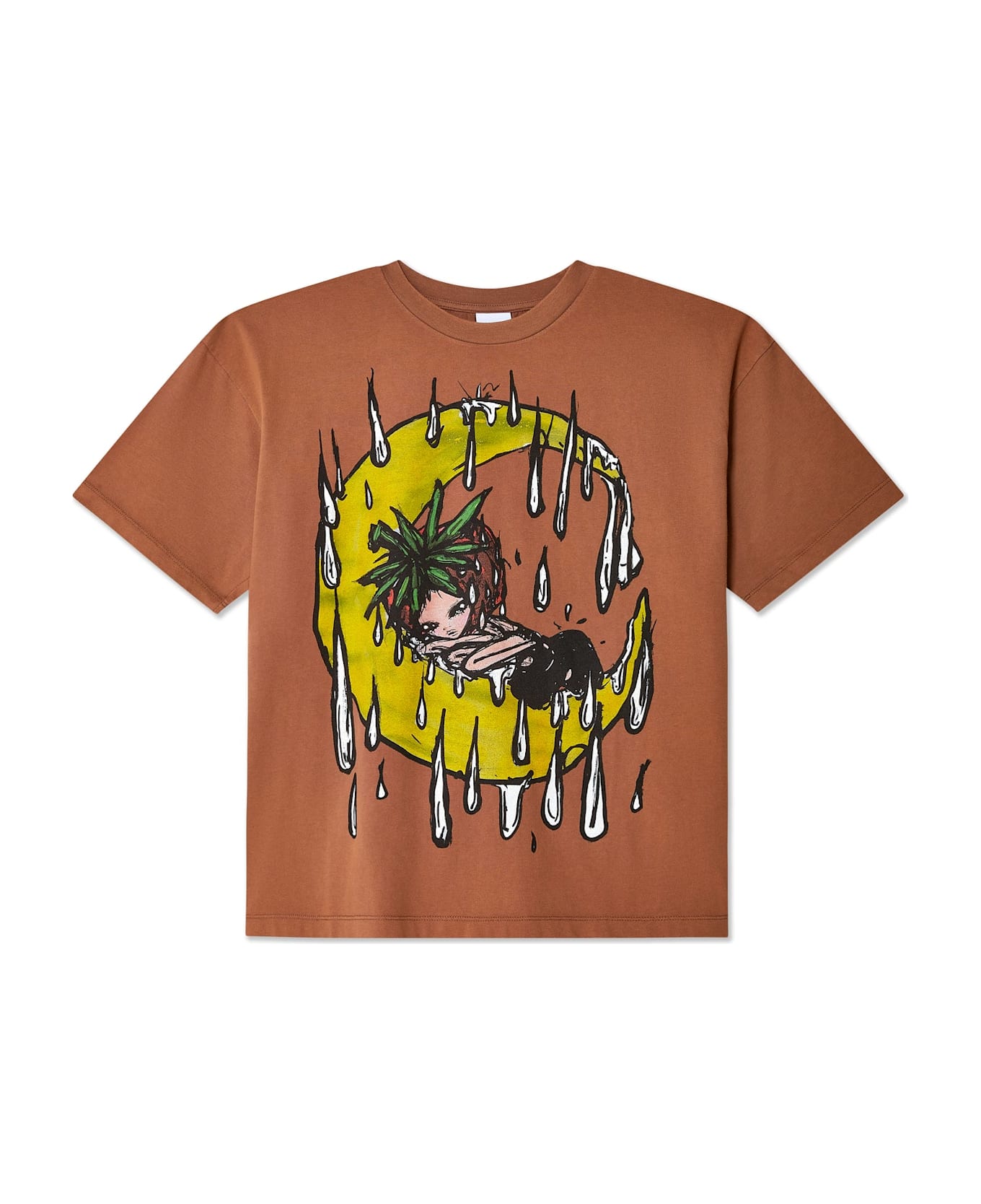 Sky High Farm Unisex Eri Tshirt Knit - Brown