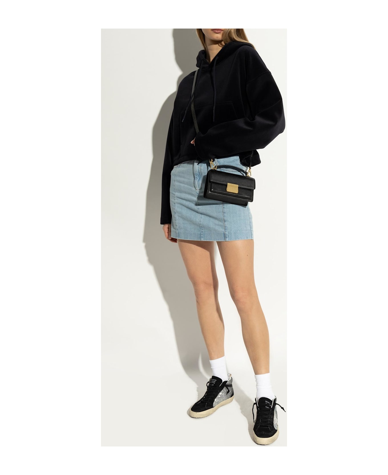 Golden Goose Sneakers Mid Star Classic - Black