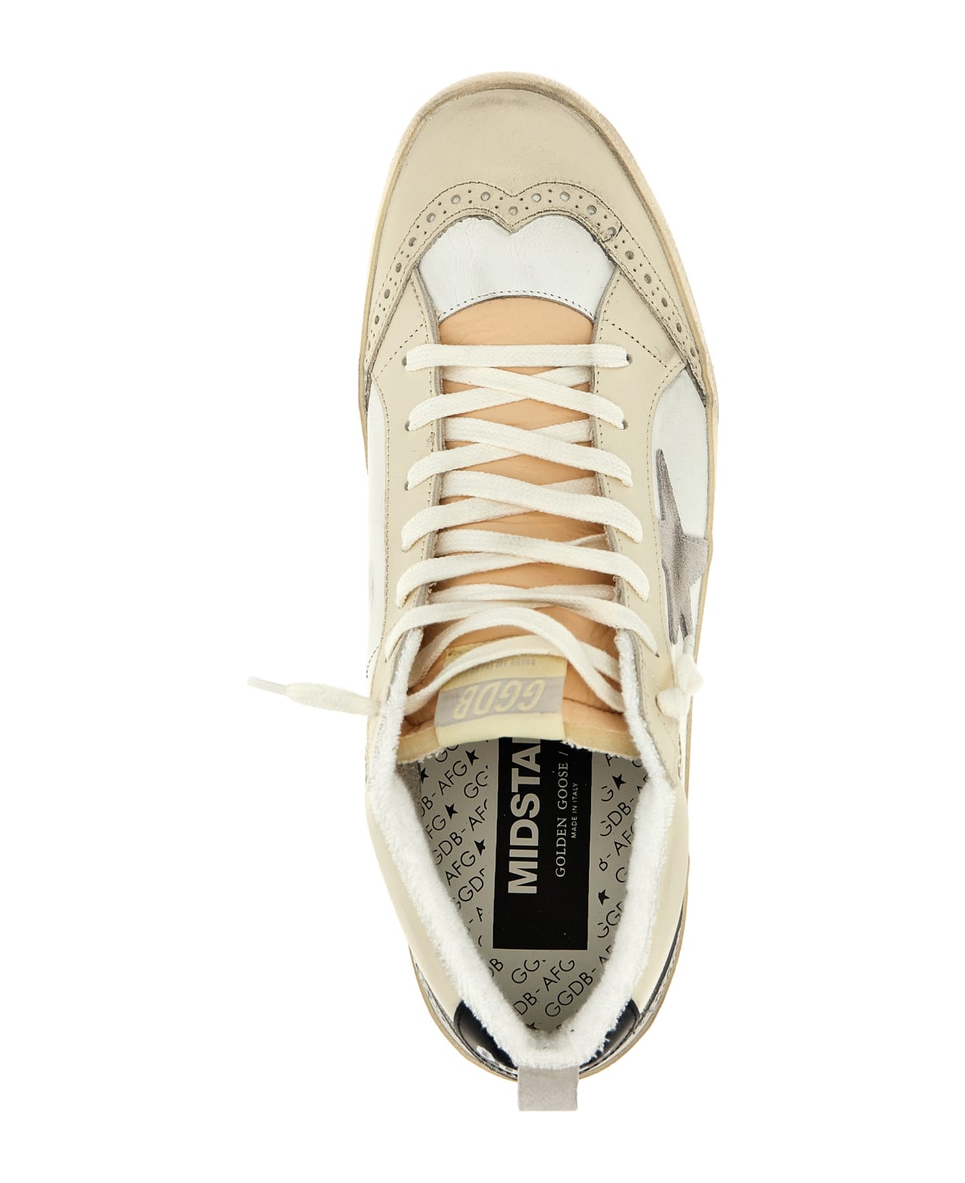 Golden Goose 'mid Star' Sneaker - White