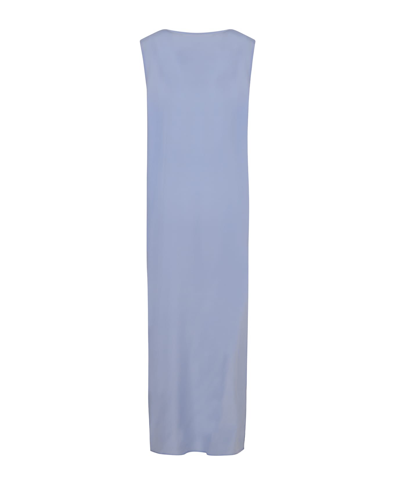 Parosh Silk Mini Dress - Light Blue