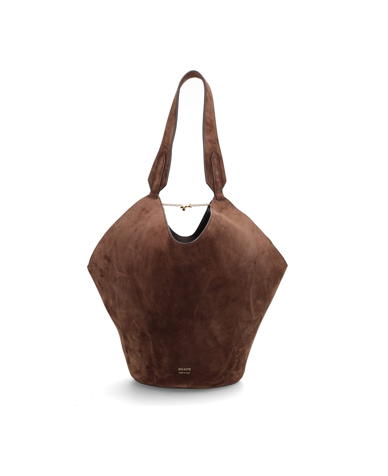 Khaite "lotus" Tote Bag - BROWN