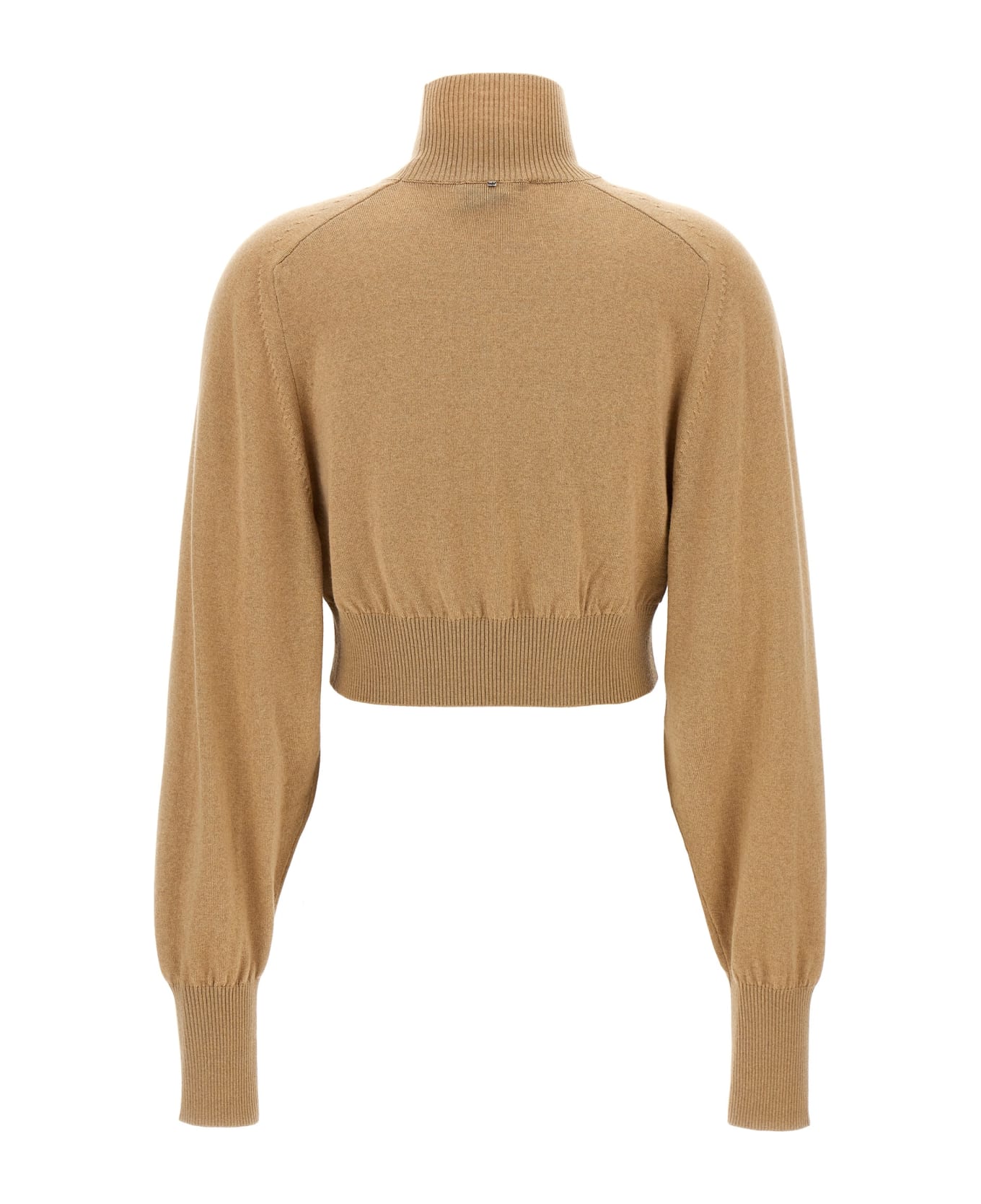 SportMax 
ululato
 Turtleneck Sweater - Beige