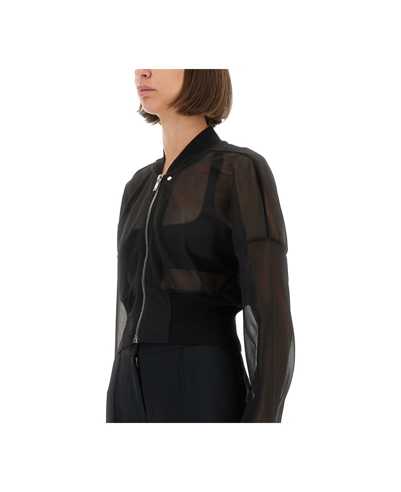 Rick Owens Lilies "flight" Jacket - BLACK