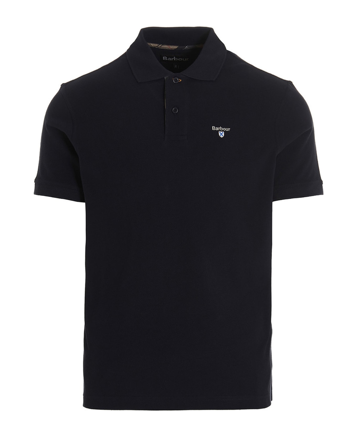 Barbour 'tartan' Polo Shirt - New Navy ポロシャツ