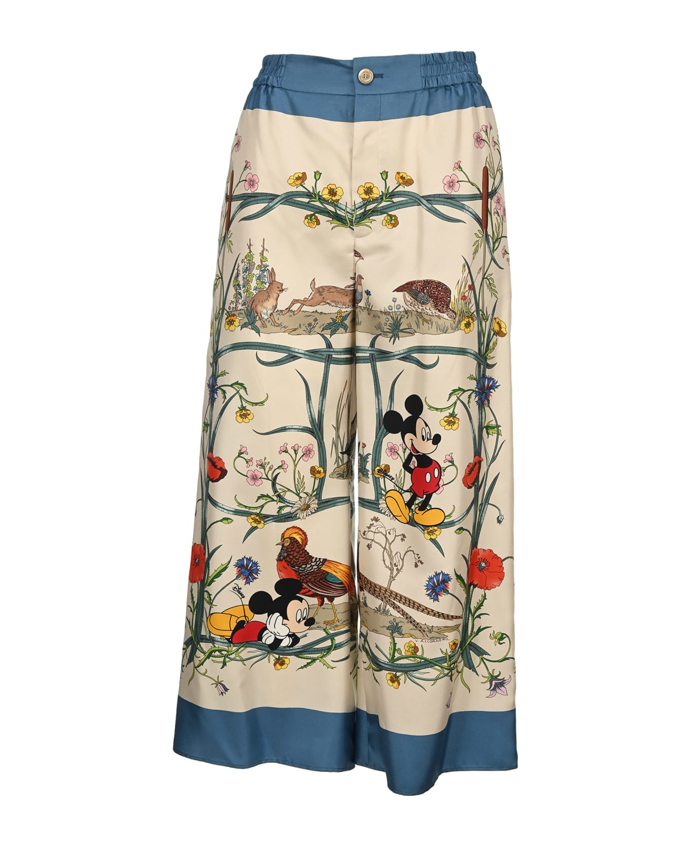 Gucci Disney X Pyjama Trousers - Ivory Blue