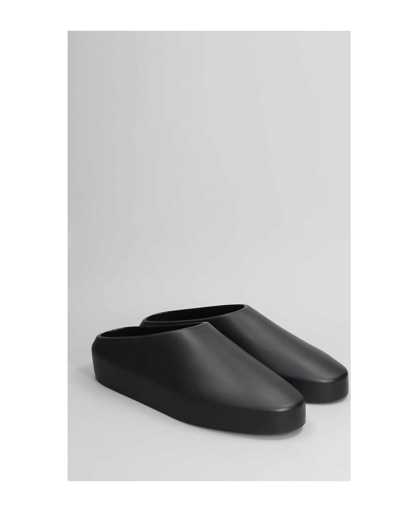 Fear of God California 2.0 Slipper-mule In Black Rubber/plasic - black