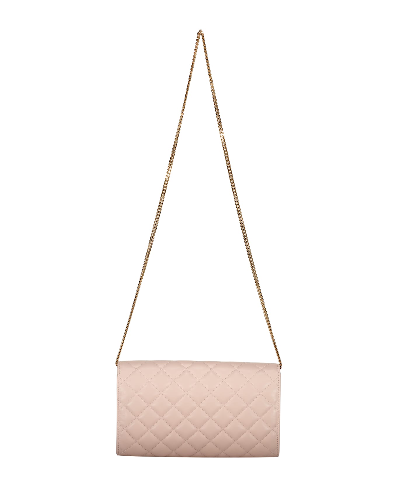 Versace Leather Clutch With Logo - Pink