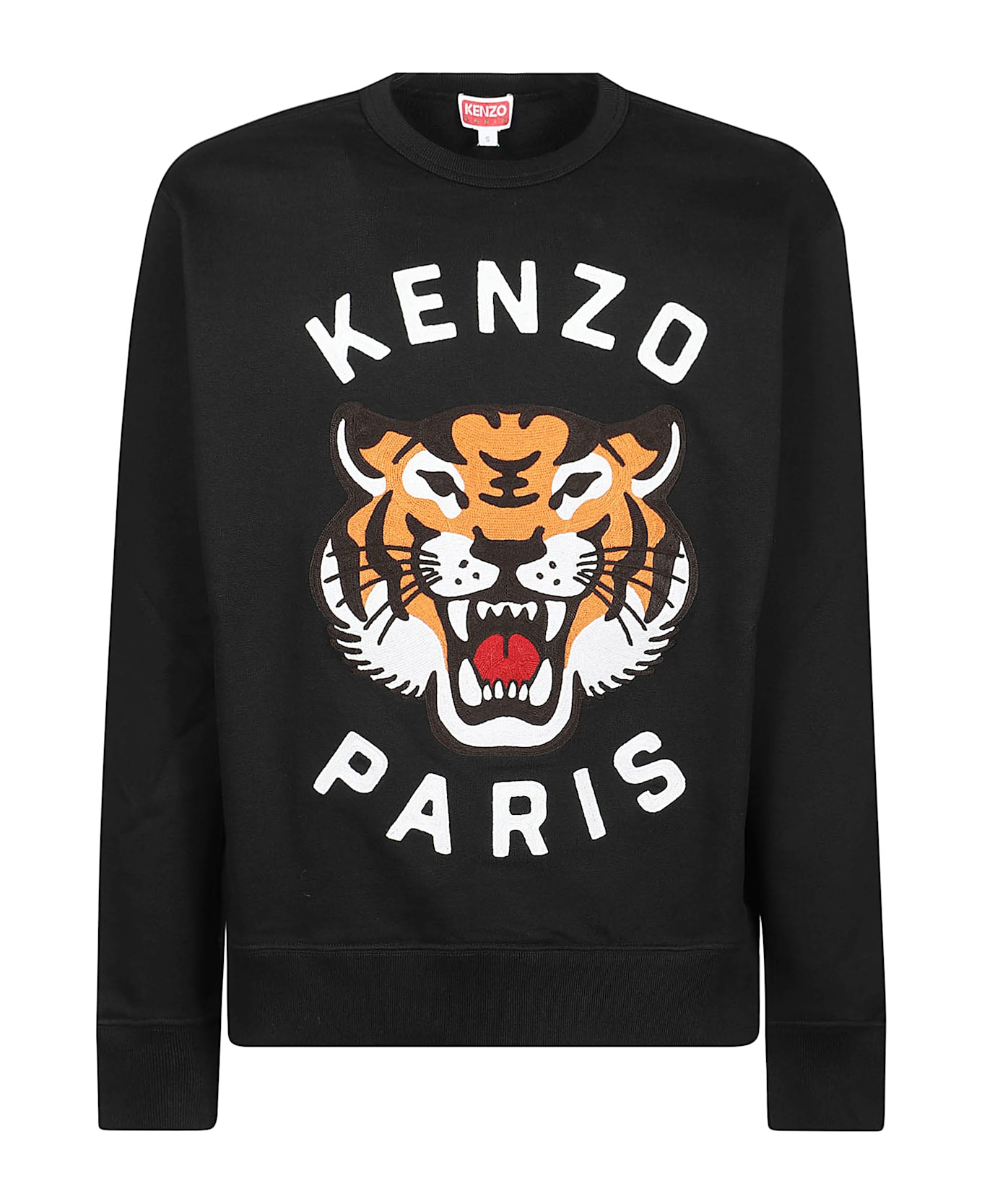 Kenzo Lucky Tiger Embroidery Oversize Sweatshirt - J Noir