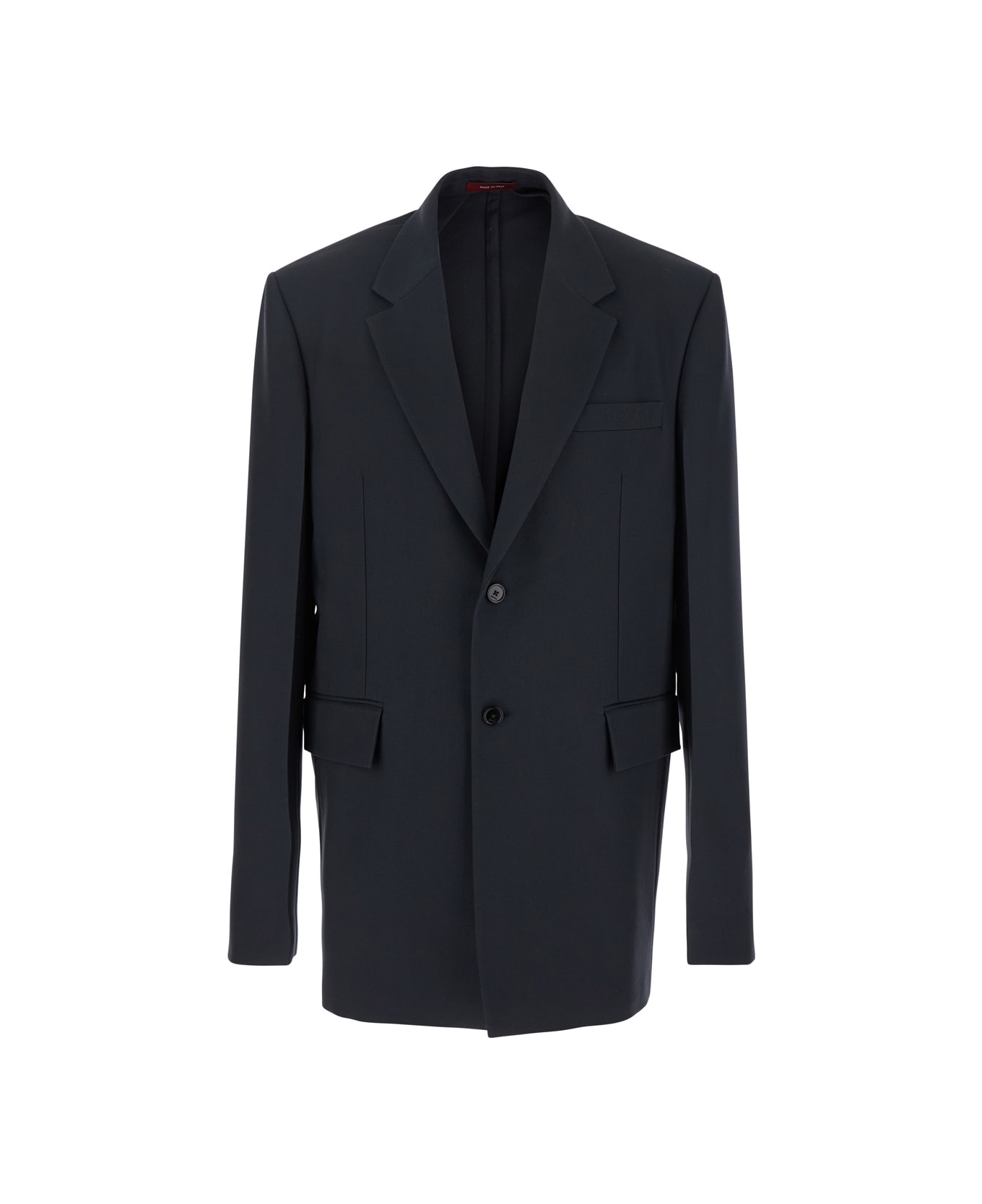 Gucci Graphite Twill Blazer - SPACEGREY