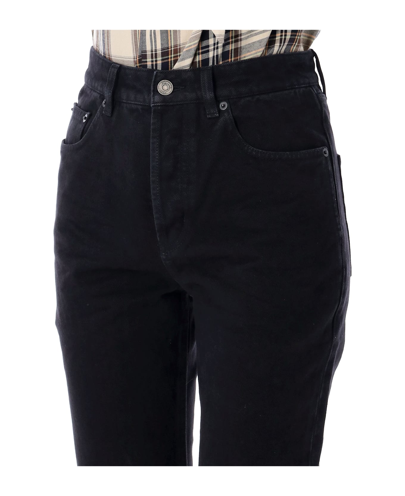 Saint Laurent 90's Slim Jeans - MIDNIGHT BLACK