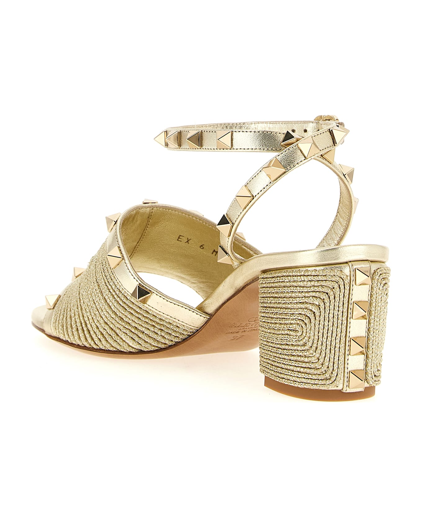 Valentino Garavani 
rockstud
 Sandals - Gold