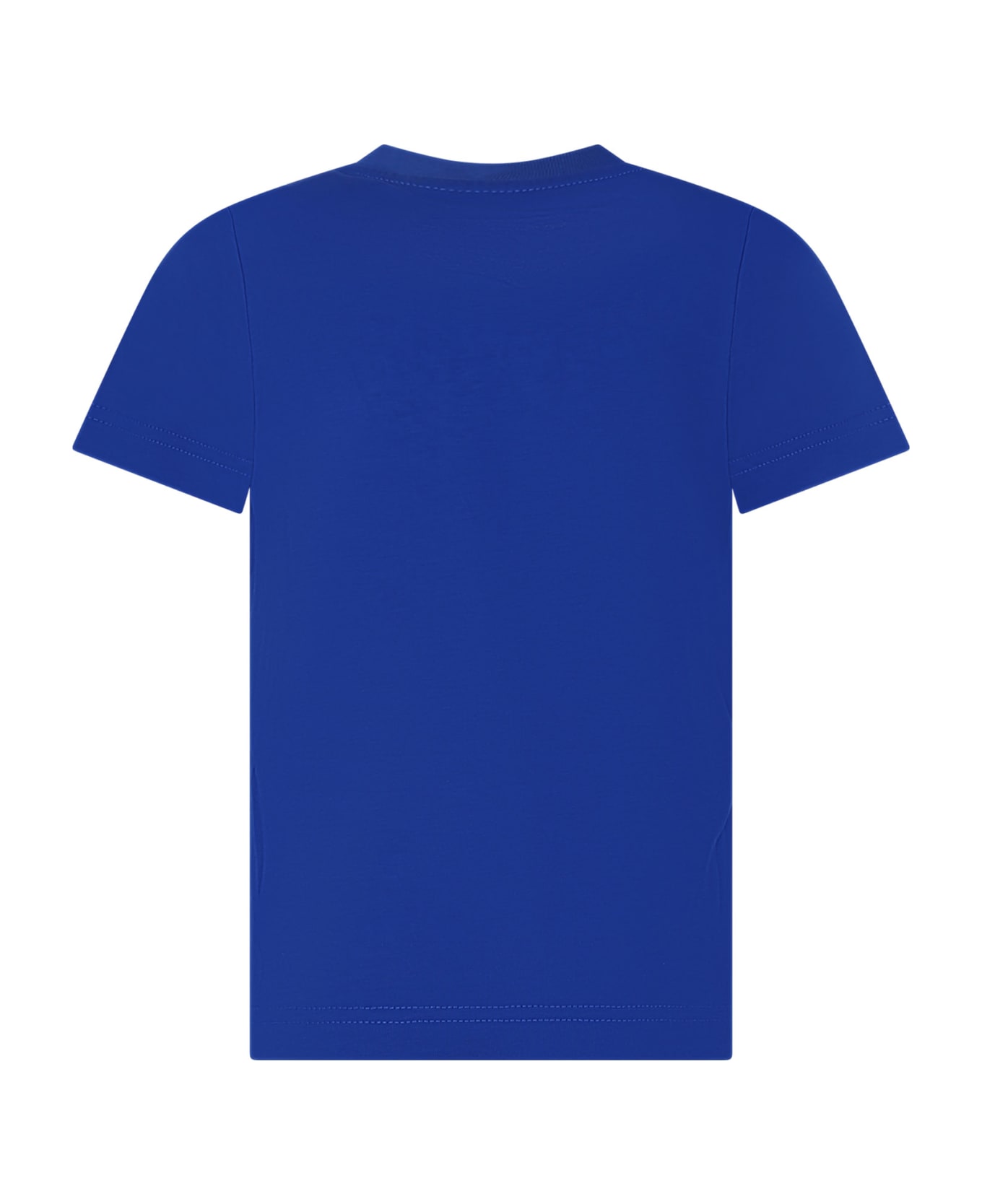 Dsquared2 Blue T-shirt For Boy With Logo - Blue Tシャツ＆ポロシャツ