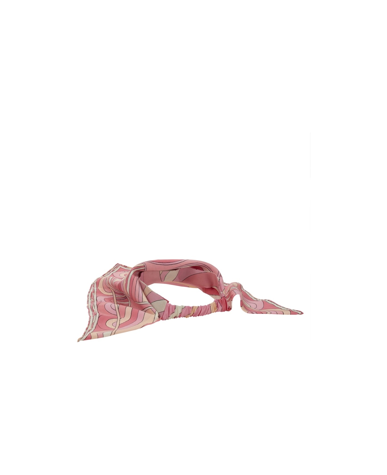 Pucci Visor With Scarf - PINK