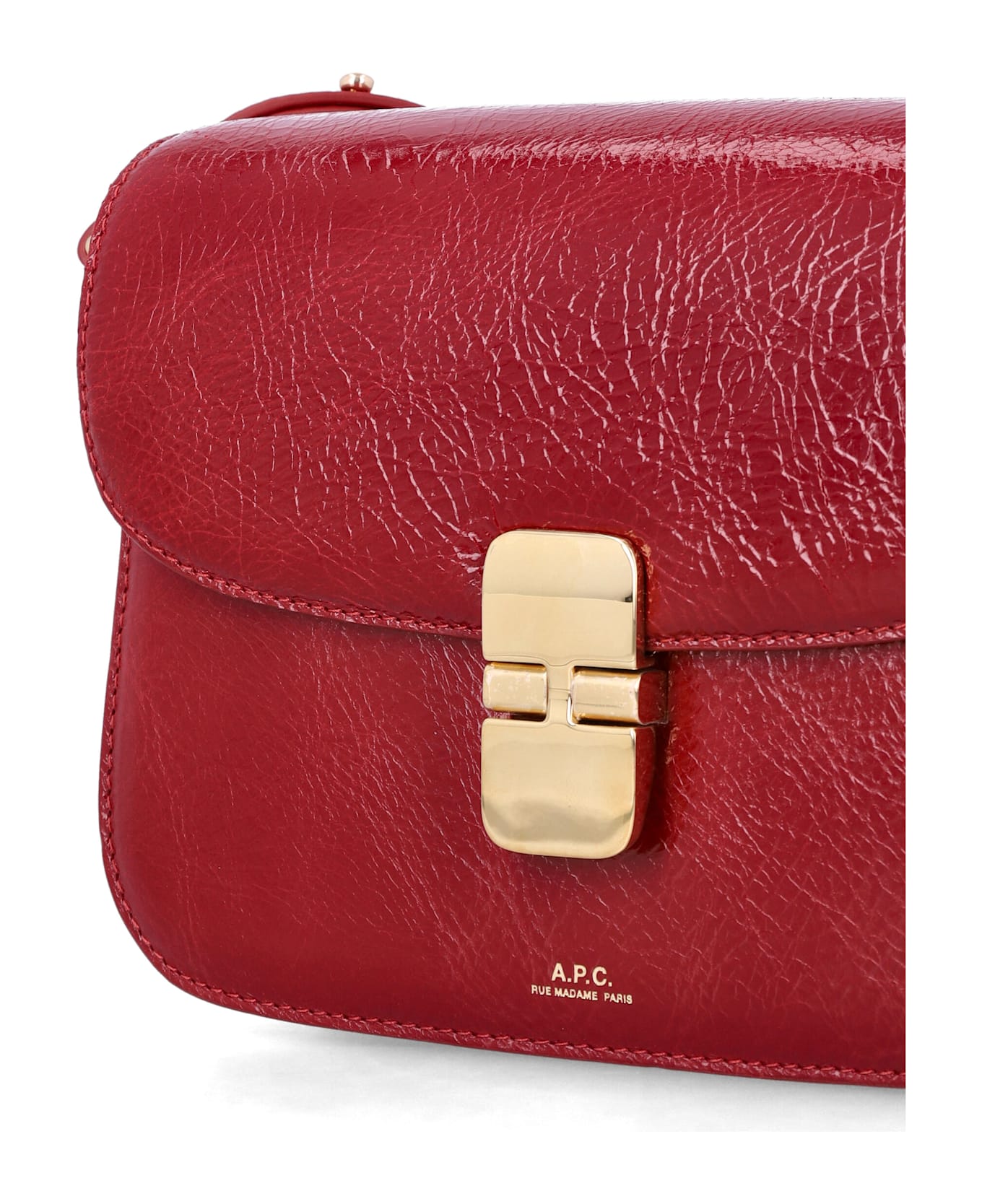 A.P.C. Grace Small Shoulder Bag Red - RED