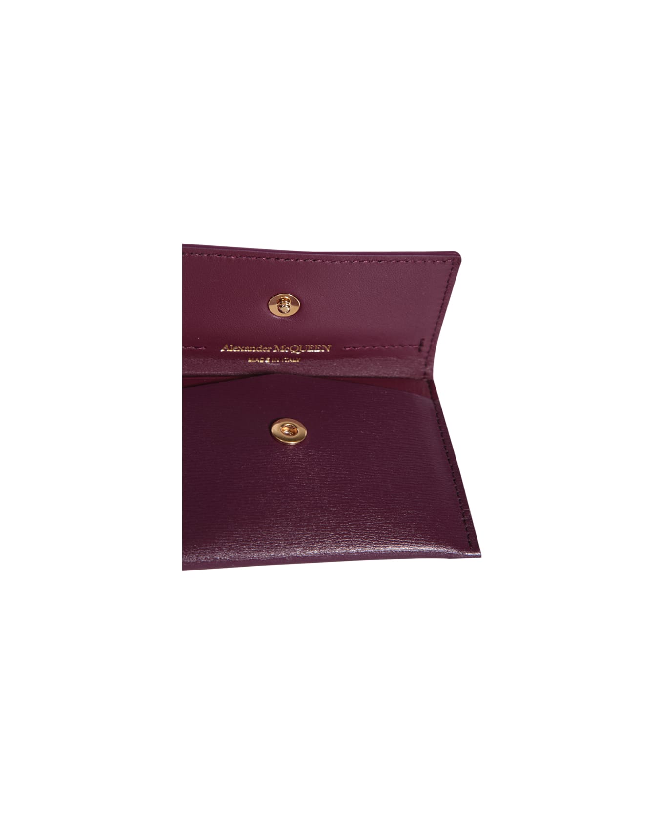 Alexander McQueen Envelope Bordeaux Cardholder - Bordeaux 財布
