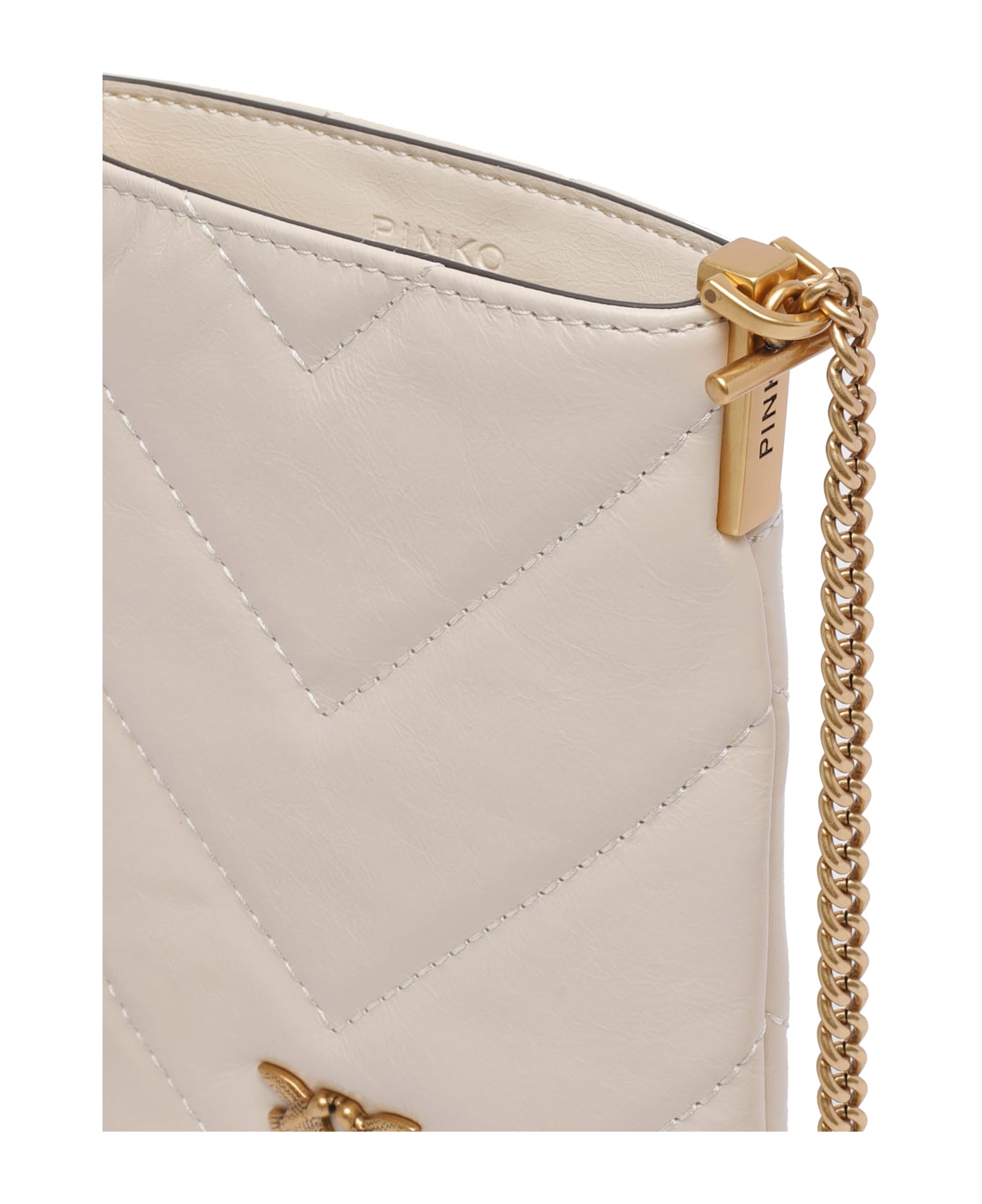 Pinko Monogram Phone Cover - White