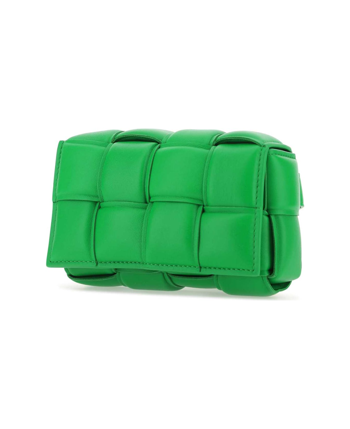 Bottega Veneta Grass Green Nappa Leather Padded Cassette Belt Bag - 3724