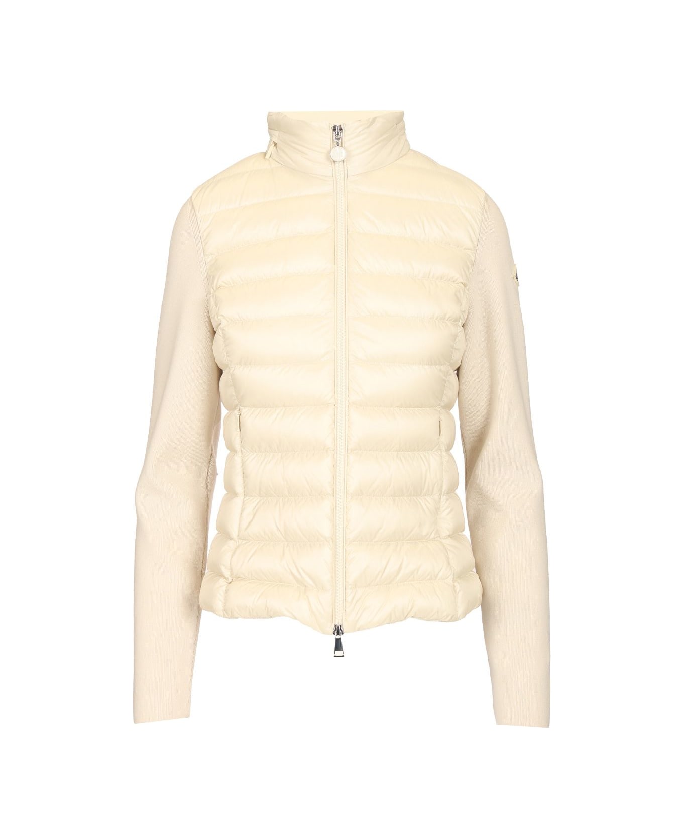 Moncler Padded Cardigan - White