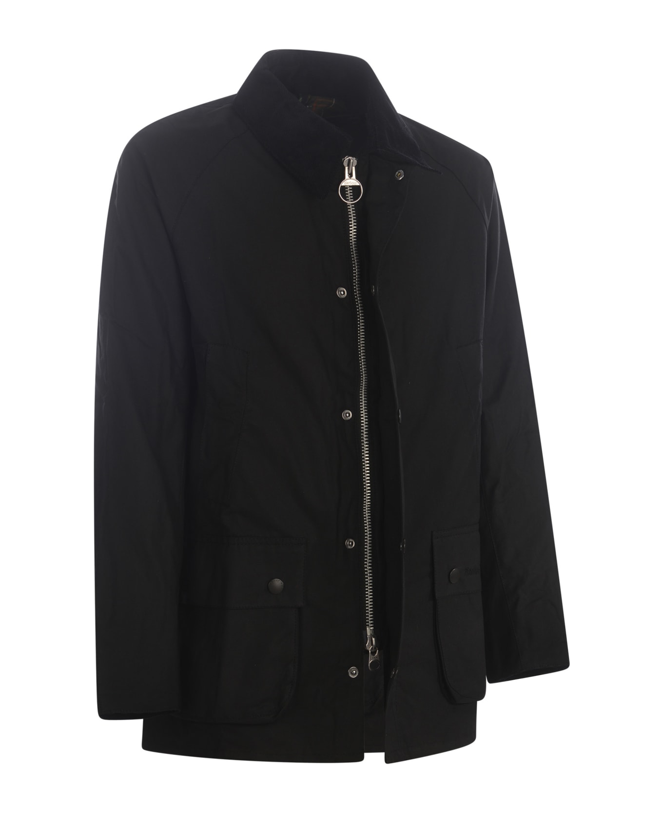 Barbour Jacket Barbour "ashby" In Cotton - Nero