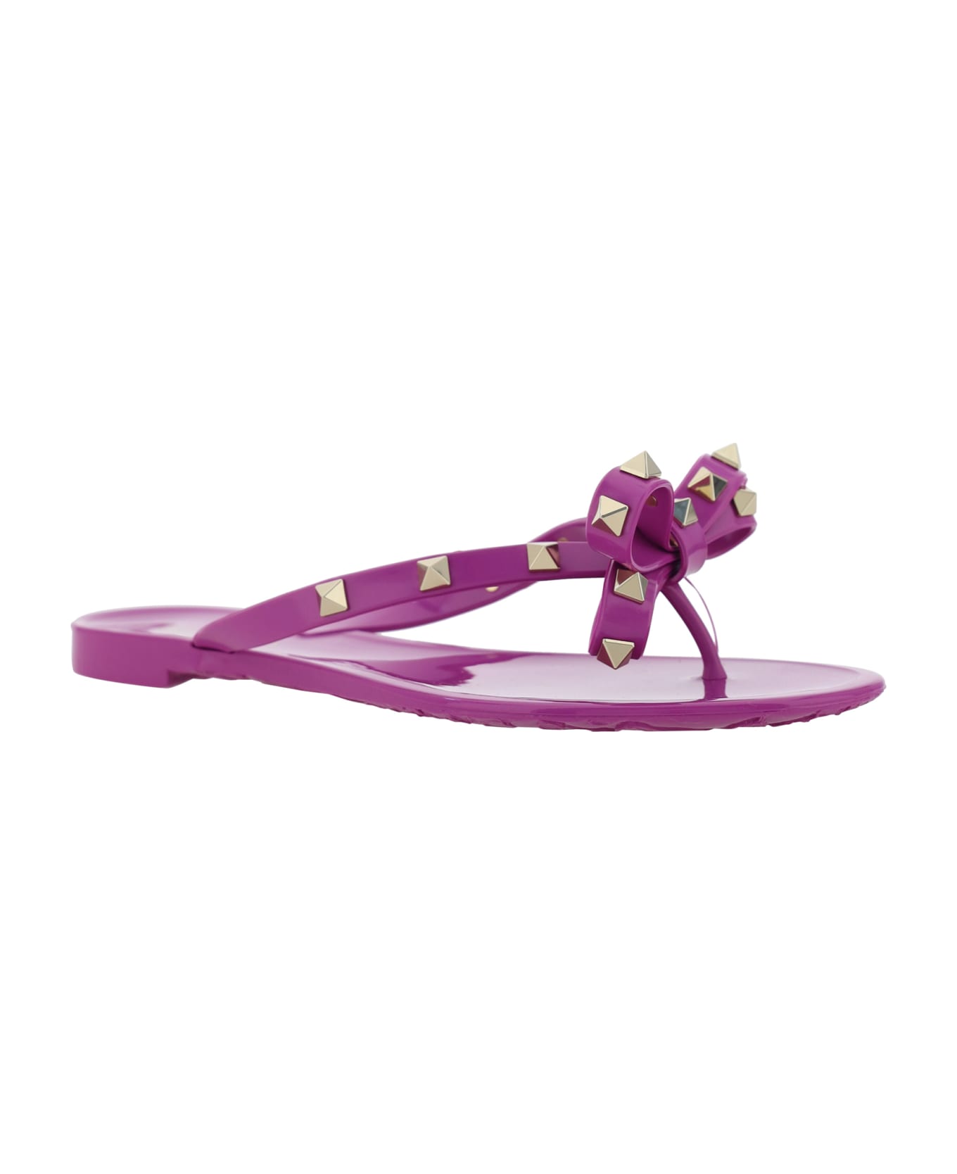 Valentino Garavani Summer Pool Sandals - Vivid Violet