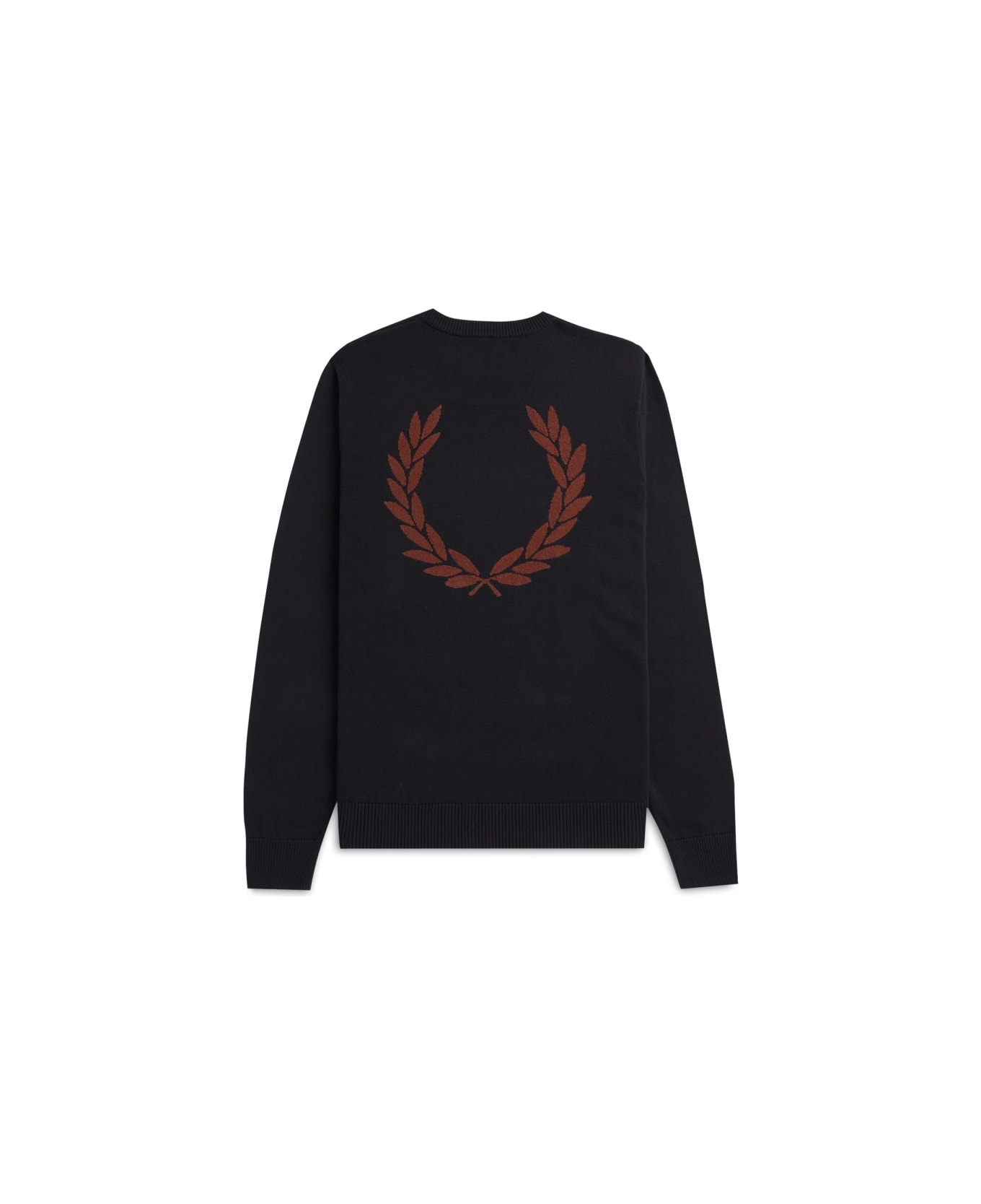 Fred Perry Jersey With Logo - BLACK