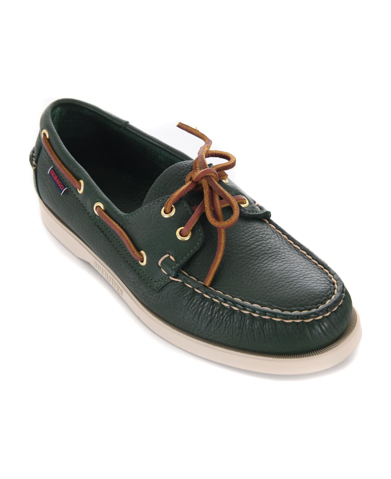 Sebago Boat Moccasins - Verde scuro