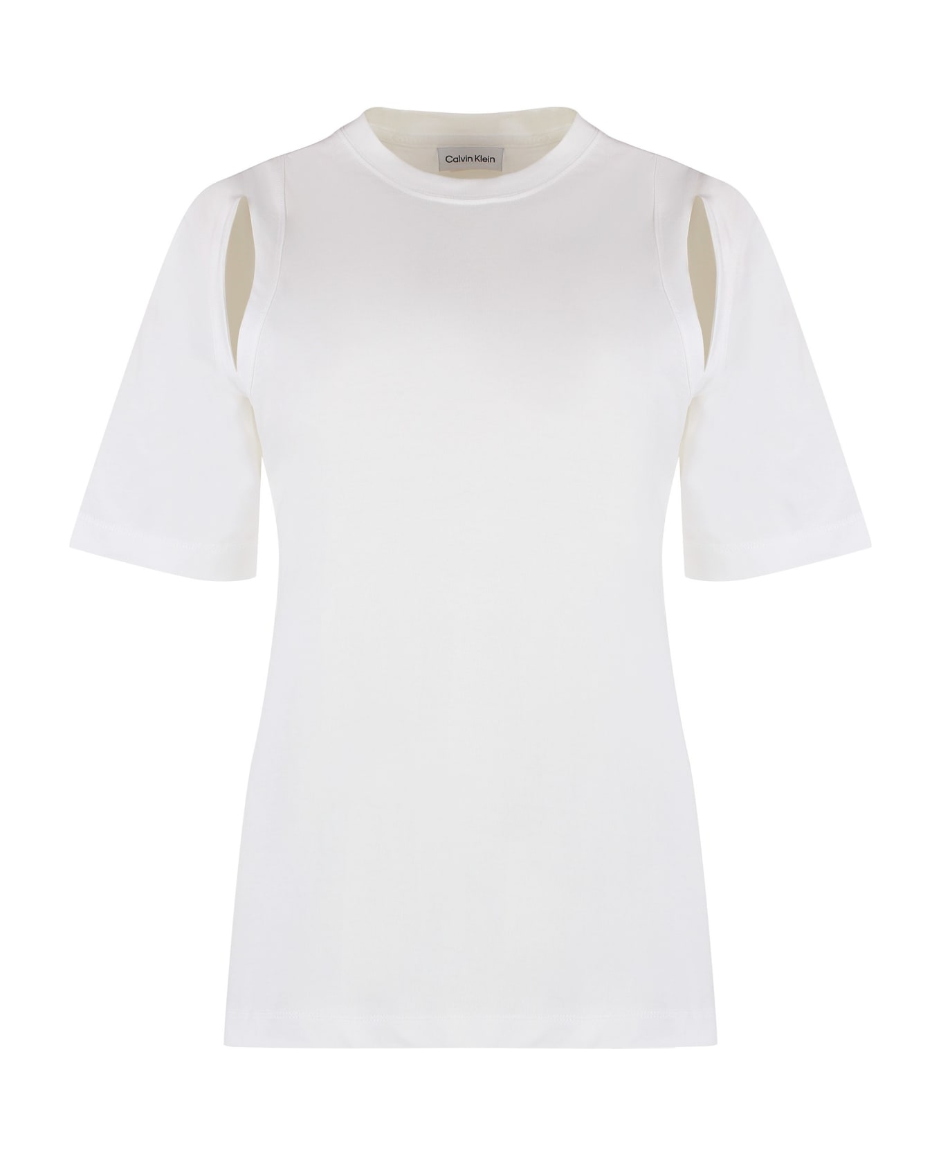 Calvin Klein Cotton Crew-neck T-shirt - White Tシャツ