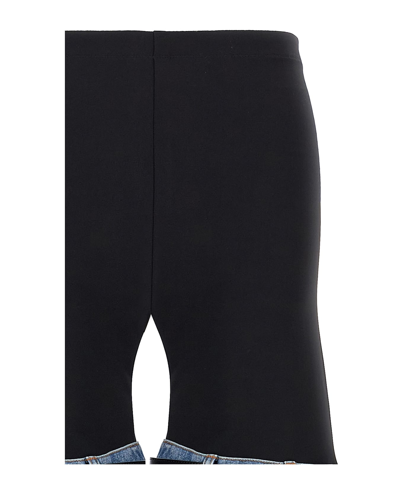 Coperni 
hybrid Denim Flare
 Pants - BLACK/BLUE
