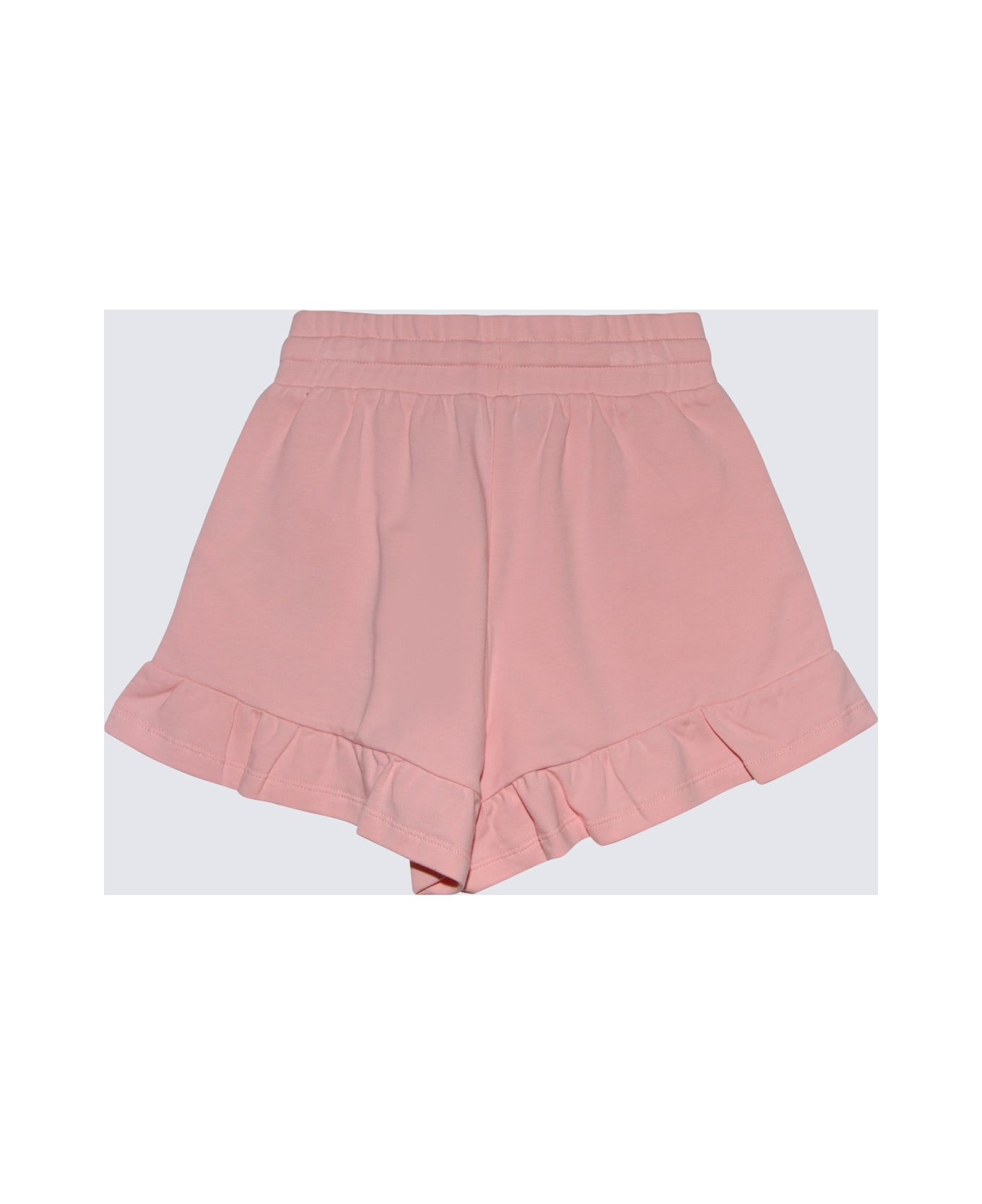Moschino Pink Multicolour Cotton Blend Shorts - SUGAR ROSE