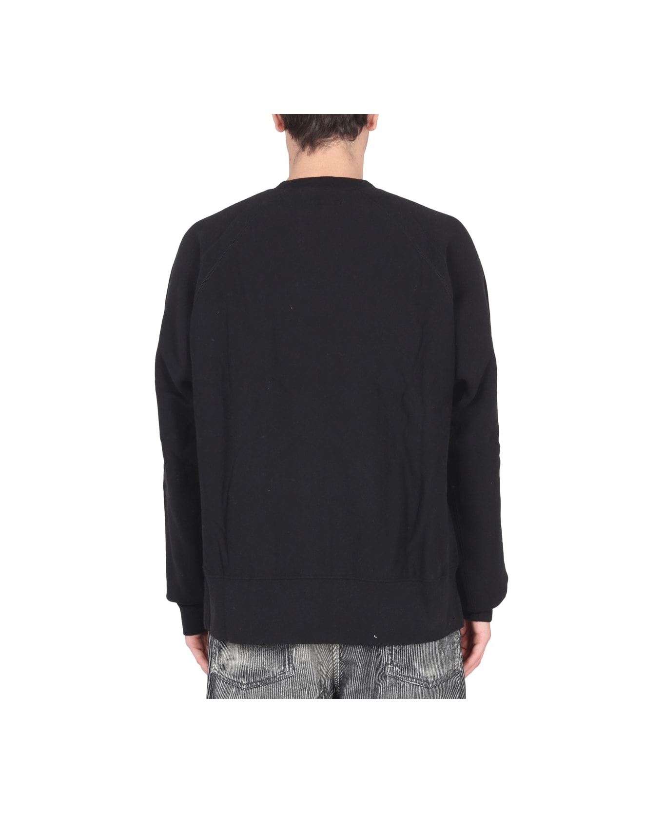 Engineered Garments Crewneck Sweatshirt - BLACK フリース
