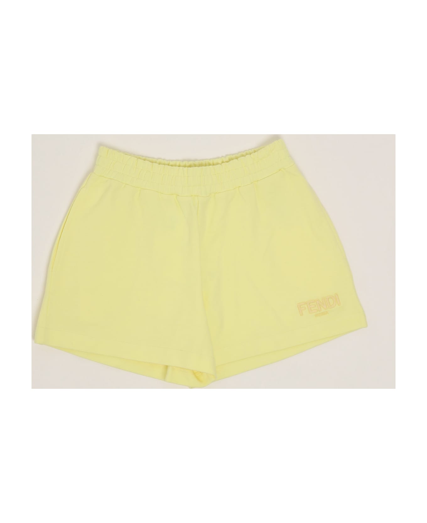 Fendi Sweatshorts Shorts - GIALLO CHIARO