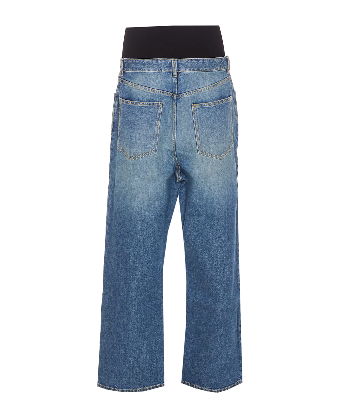 Alaia Knit Band Pants - Blue