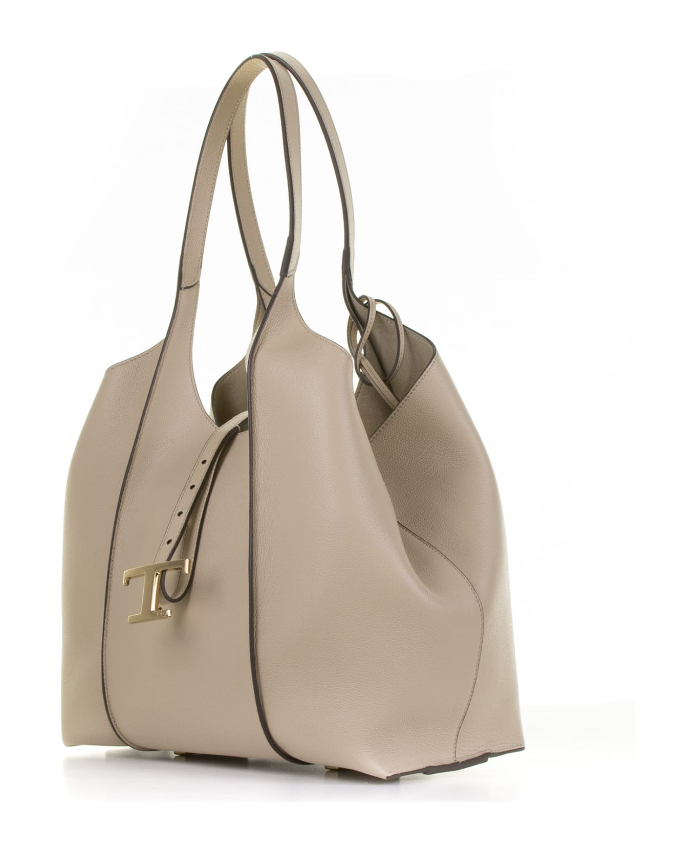 Tod's Shopping Bag T Timeless Beige - NATURALE