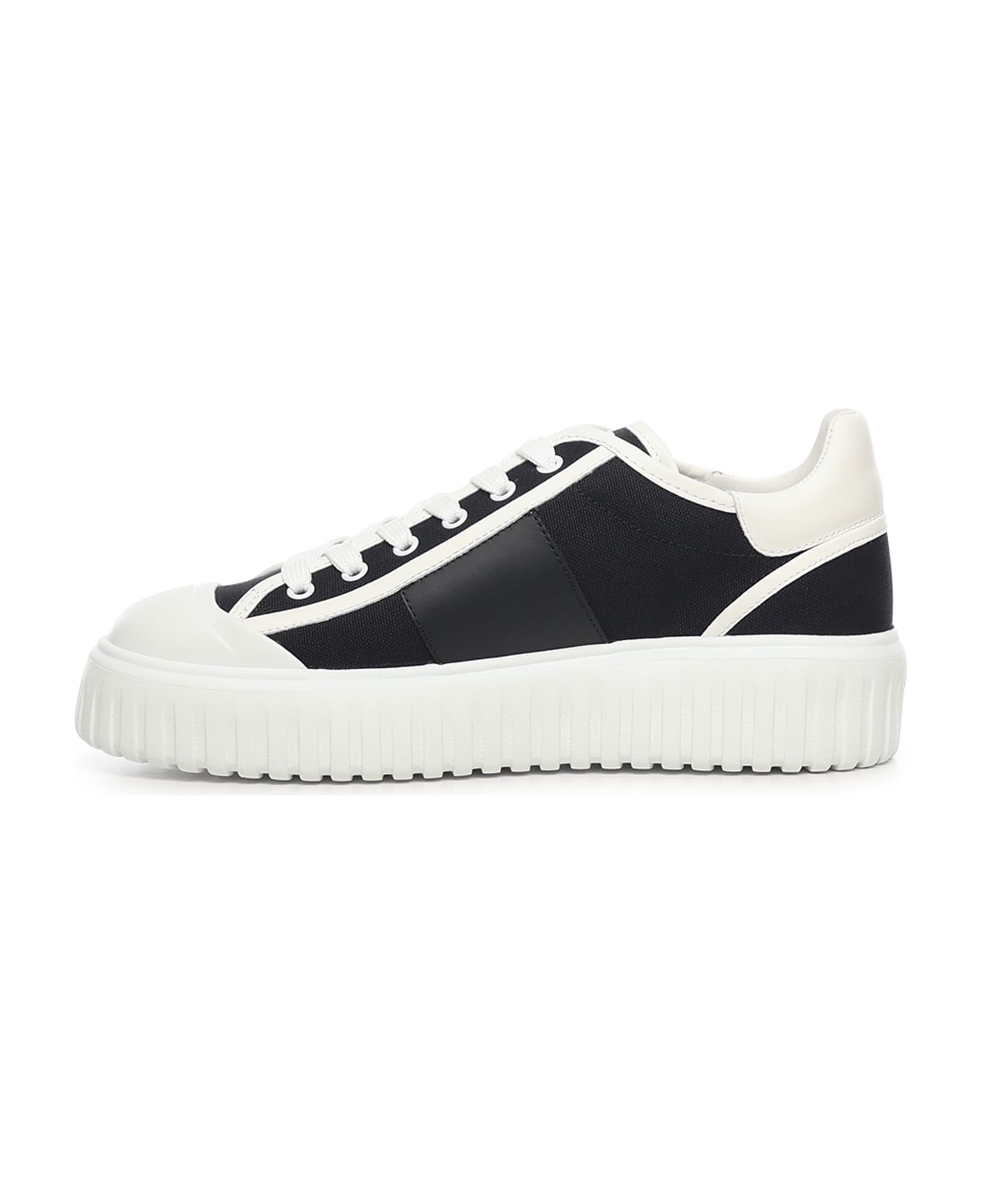 Hogan H-stripes Sneakers - Black