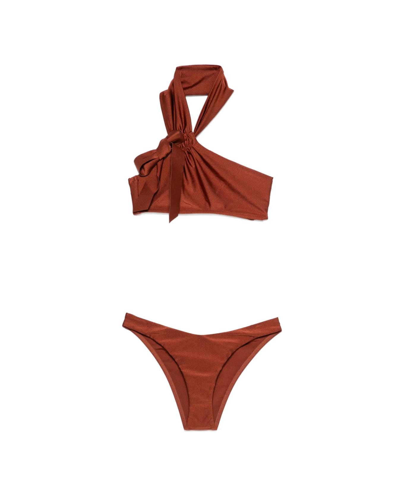 Zimmermann Awaken Bikini Set - Leather Brown