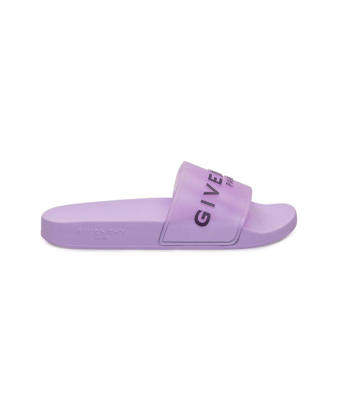 Givenchy Paris Flat Sandals - LILAC