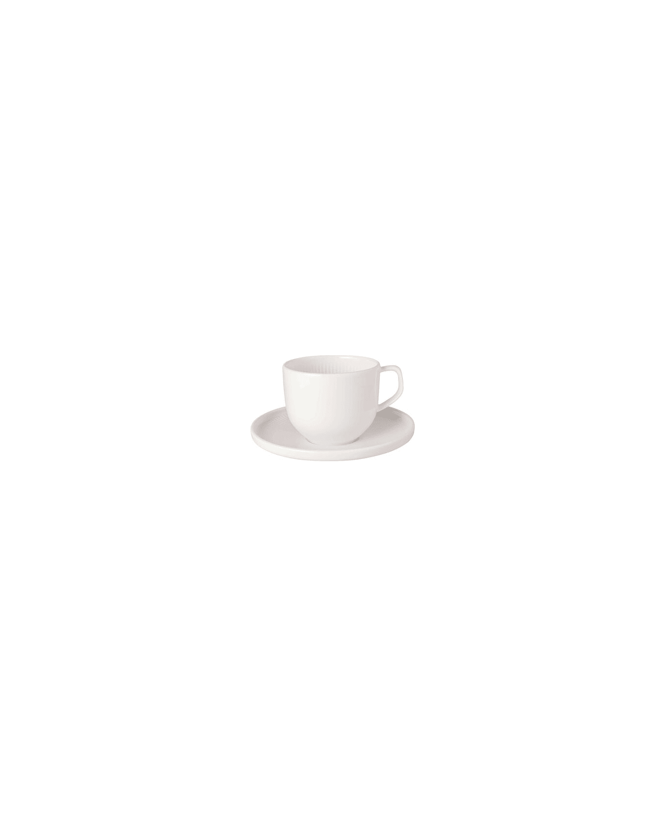 Villeroy & Boch Afina Set 6 Tazze Caffè Con Piattino - Bianco