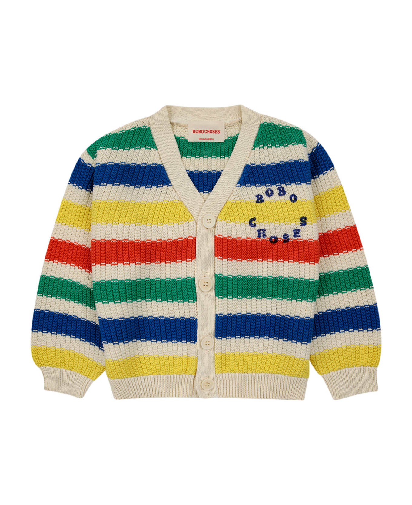 Bobo Choses Multicolor Cardigan For Babies - Multicolor ニットウェア＆スウェットシャツ