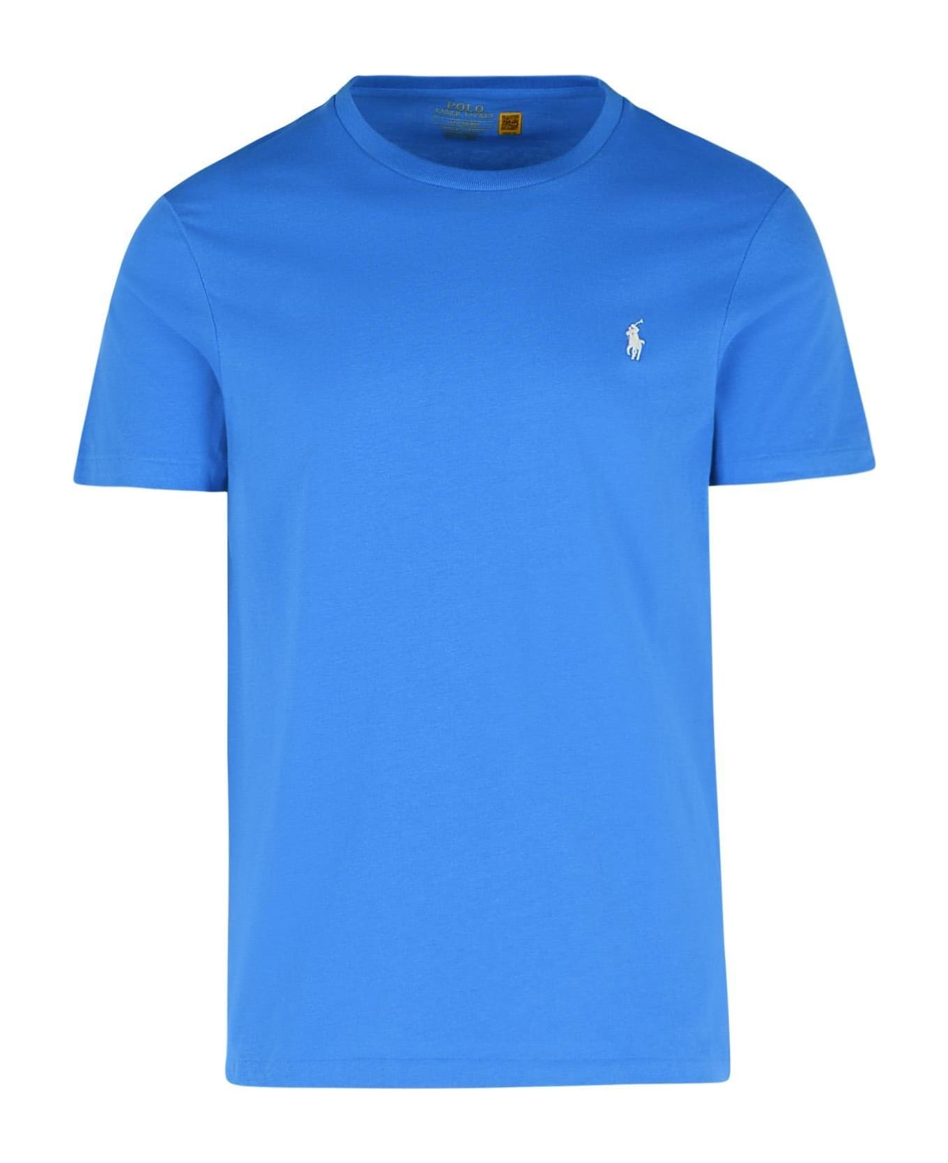 Polo Ralph Lauren Logo Embroidered Crewneck T-shirt