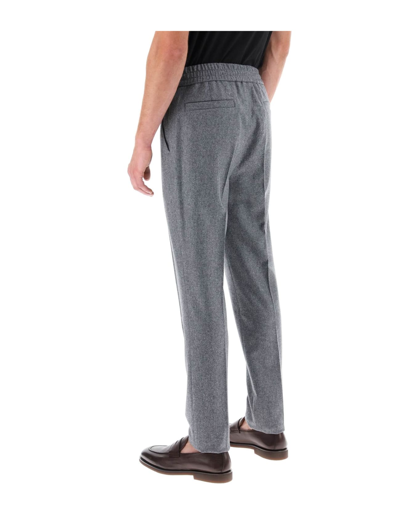 Brunello Cucinelli Trousers With Coulisse - Medium Grey