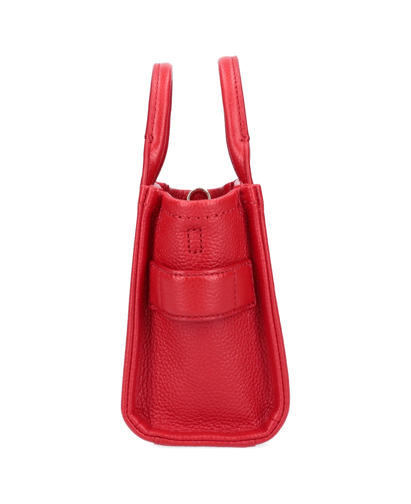 Marc Jacobs Micro Tote Leather Handbag - Red