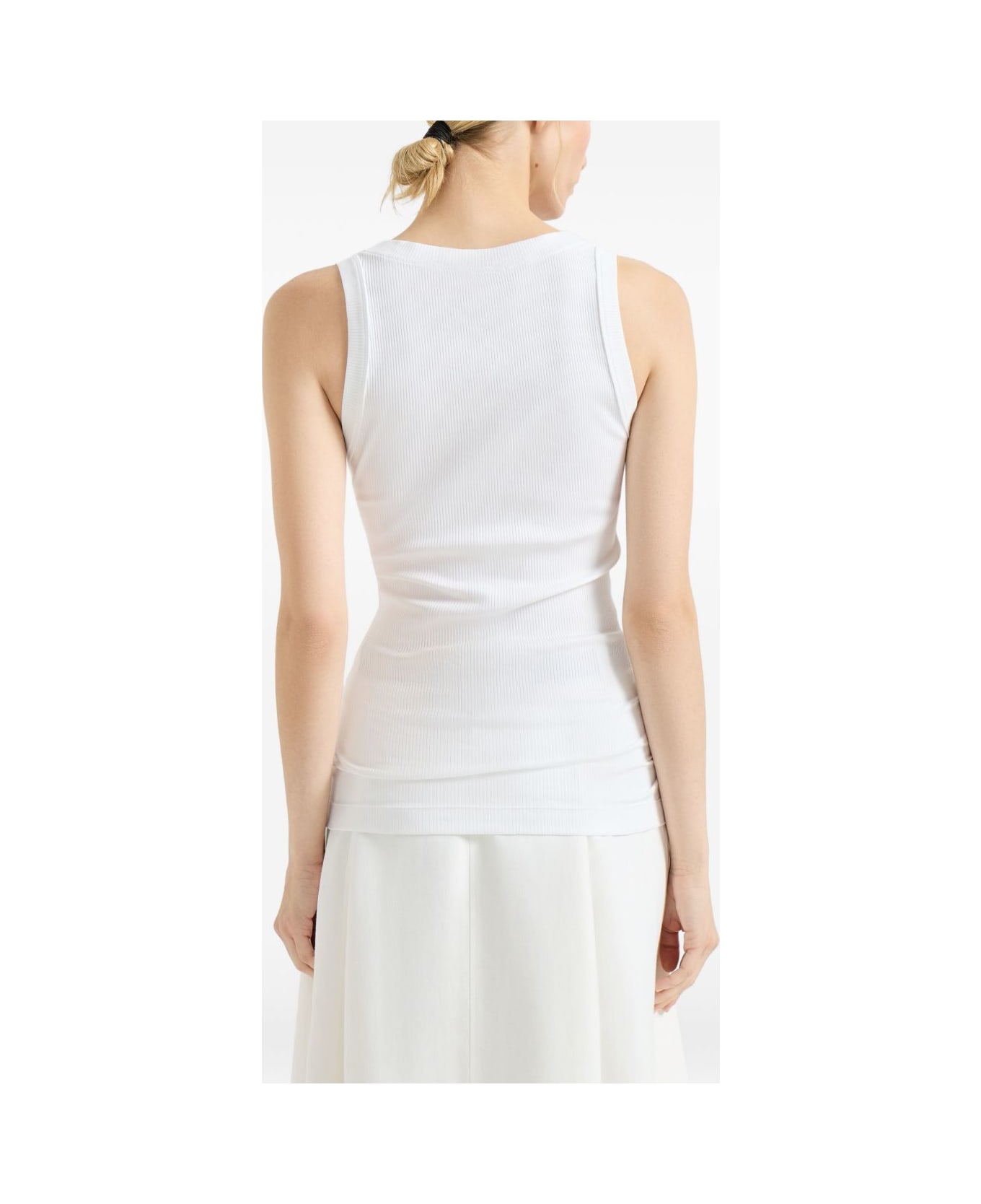 Brunello Cucinelli Cotton Tank Top - White