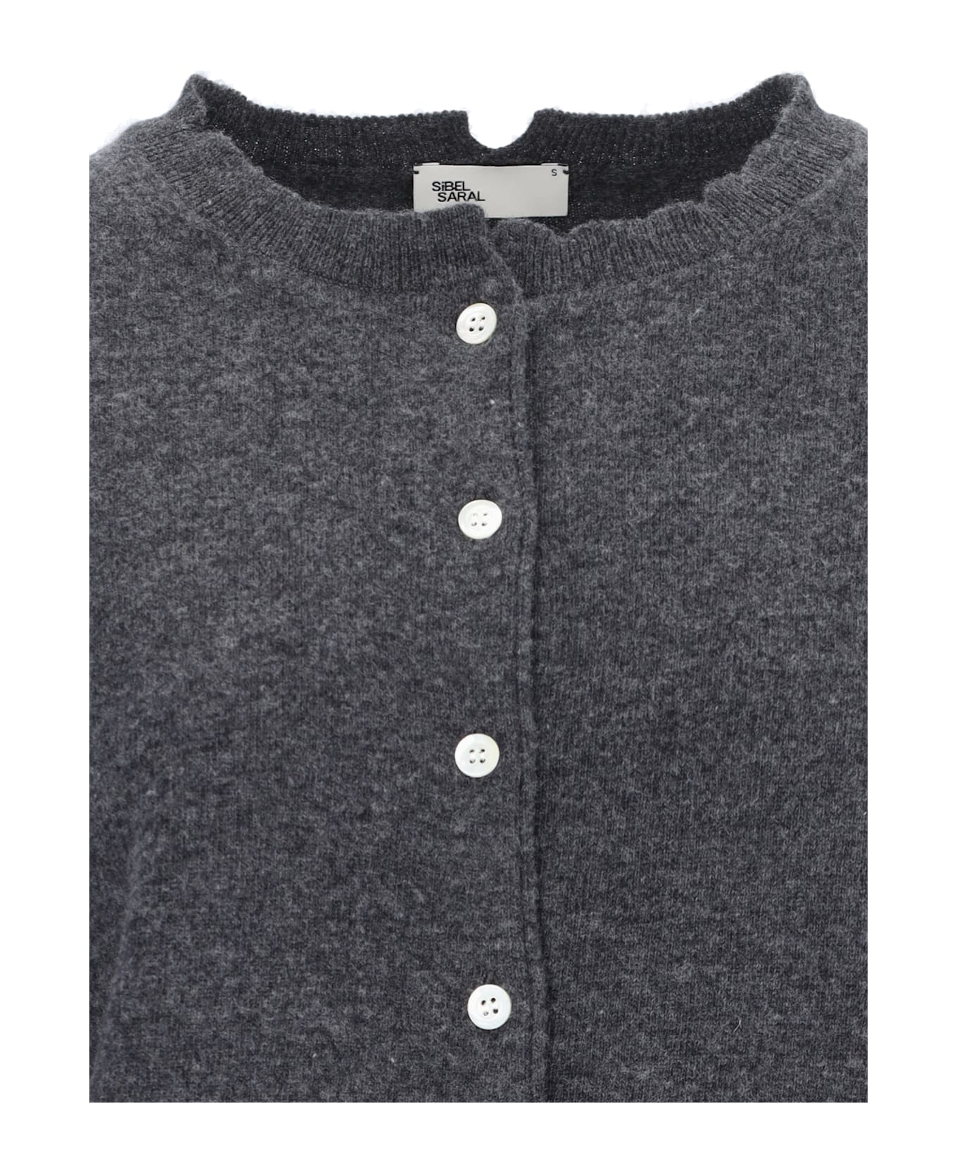 Sibel Saral Basic Ayosh Cardigan - Gray