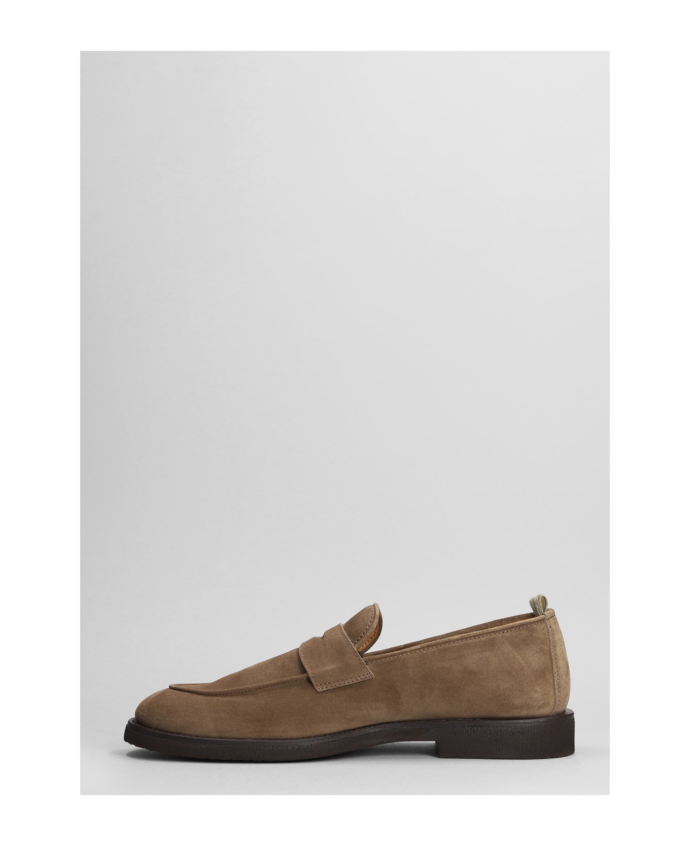 Officine Creative Opera Flexi Loafers In Leather Color Suede - leather color