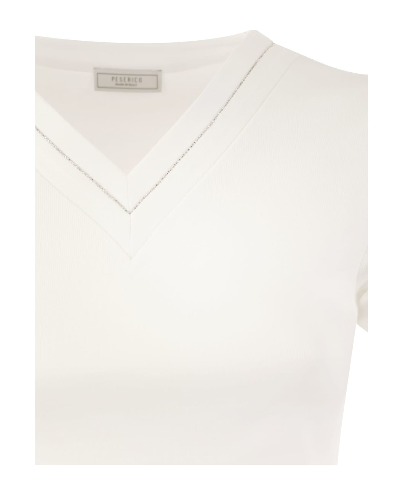Peserico T-shirt Bianco - White Tシャツ