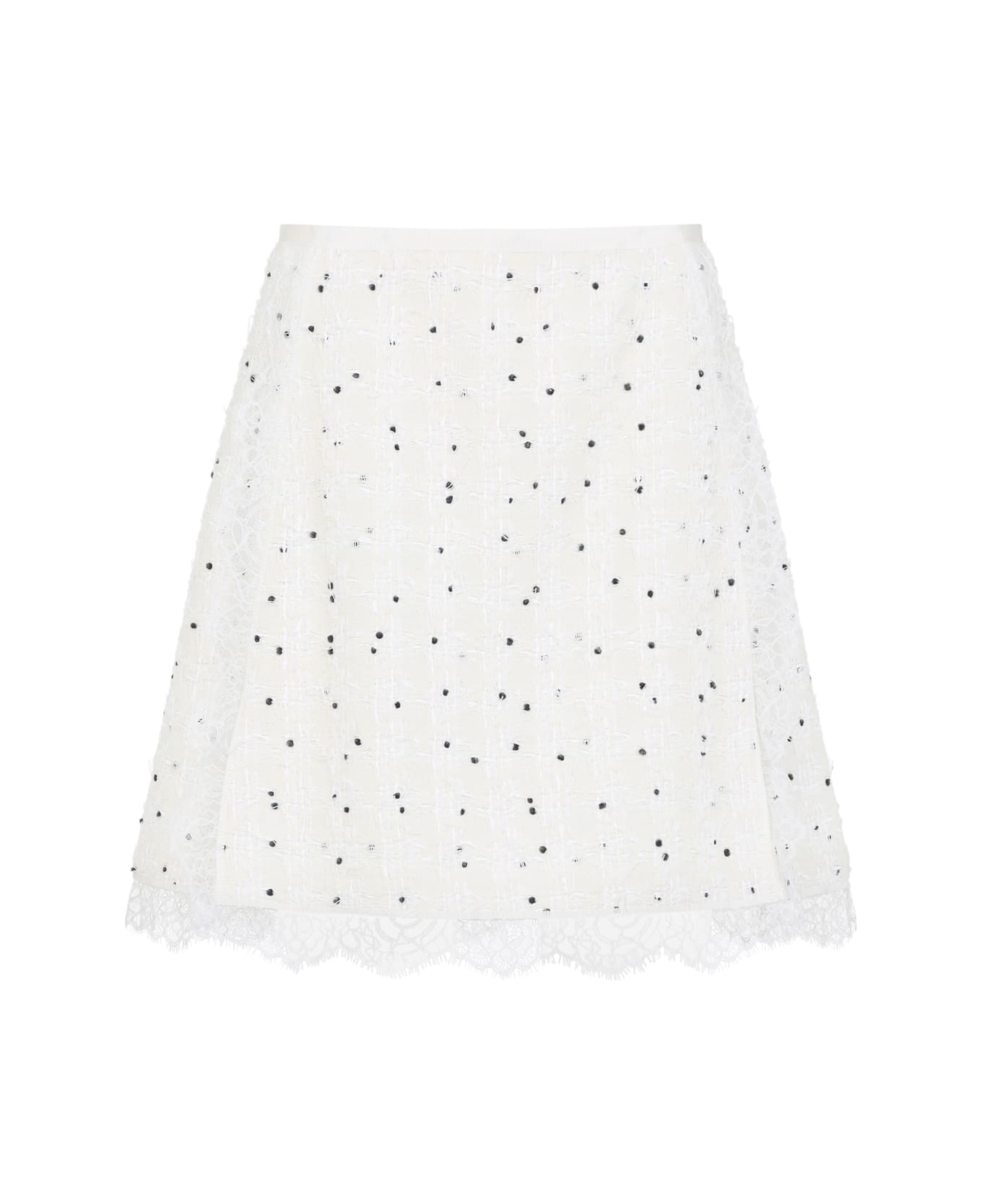 Giambattista Valli Cotton Mini Skirt - Ivory