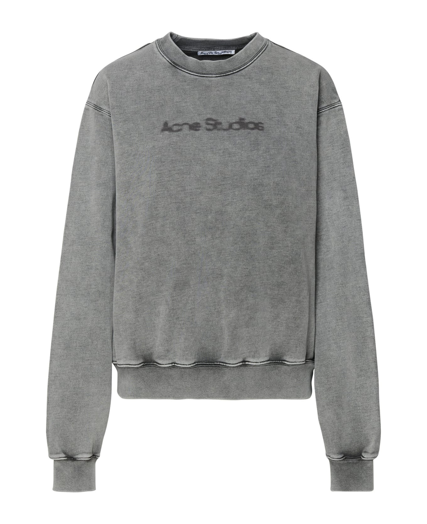 Acne Studios Gray Cotton Sweatshirt - FADED GREY